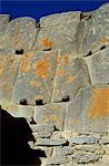 Präzise Inca Mauerwerk in Ollantaytambo.