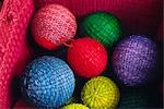 Christmas decorations woven from straw fibre are colourful souvenirs on offer in the Mercado del Indios in central Lima,Peru