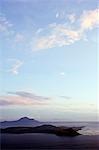 Philippines,Luzon,Batangas,Talisay. Lake Taal and Taal Volcano at sunset.