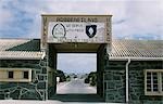 Entrée de Robben Island, la prison de Nelson Mandela et d'autres prisonniers politiques sous le régime de l'apartheid. Patrimoine mondial de l'UNESCO depuis 1999