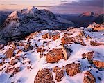 L'aube de Ben Eighe vers Liatach.