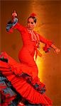 Maroc, Fes. Belen Maya effectue Flamenco sur la scène de la Bab Makina au cours de la Fes Festival Musiques sacrées du monde.