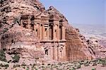 Le monastère, aussi connu sous le nom El-Deir, à Petra, Jordanie