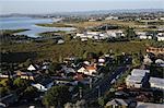 Overview of Town, South Island, New Zealand