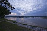 Mit Blick auf den Mekong-Fluss, Chiang Saen, Provinz Chiang Rai, Thailand
