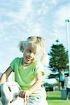 Girl on playground