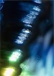 Light effect, blurry, blues, greens and yellows.