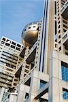 Fuji Television Building, Odaiba, Tokyo, région de Kanto, Honshu, Japon