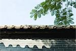 Architectural detail of Chinese temple roof