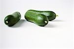 Ripe cucumbers, close-up
