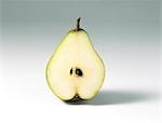 Pear, cross section, close-up