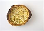 Apple tart, high angle view