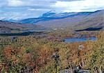 Norvège, les montagnes et les plans d'eau