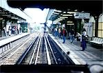 People on train platform