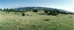 Frankreich, grasbewachsenen Hügel, Panoramablick