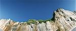 France, cliff face, low angle view, panoramic view