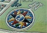 Picture of compass, close-up