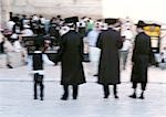 Israel, Jerusalem, Bar Mitzvah, rear view, blurred