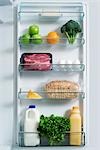 Fridge with Healthy Foods