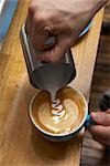 Machen eine Latte