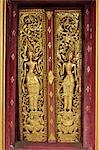 Door, Wat Visounnarath, Luang Prabang, Laos