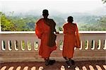 Monks at Phou Si, Luang Prabang, Laos