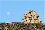 Stone Monument, Ilulissay Icefjord, Ilulissat, Disko Bay, Greenland