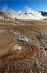 Chile,Atacama Desert. El Tatio Geysers,at 14,200 ft (4300 m),these are the highest geysers in the world.