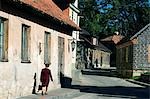 Old Town Houses in Cesis,a Medieval Town within Gauja National Park