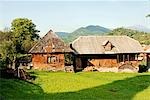 Romania,Maramures,Botiza. A traditional farmhouse.