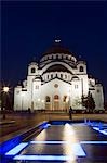 St Sava orthodoxe Kirche, erbaut 1935, ist die größte orthodoxe Kirche in der Welt