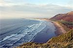 Wales,Glamorgan,The Gower Penisula. The coastal scenery of South Wales.