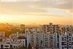 Overview of Buildings, Pune Skyline, Pune, Maharashtra, India