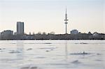 Alster River Lake, Hamburg, Germany