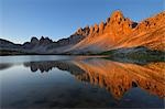 Paternkofel et Laghi dei Piani, Dolomites, Province de Bolzano, Alto Adige South Tyrol, Italie