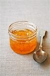 Jar of Marmalade and Vintage Spoon