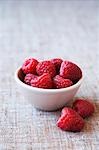 Raspberries in Bowl