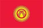Kirgisische Republik Nationalflagge