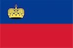 Liechtenstein Nationalflagge