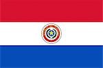 Paraguay-Nationalflagge