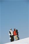 Couple Standing on Snowfield