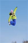 Snowboarder in Mid-air