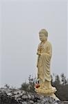 Statue de Bouddha au sommet du Fansipan, montagnes d'Hoang Lien, Vietnam