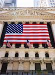 The New York Stock Exchange, Broad Street, Wall Street, Manhattan, New York City, New York, United States of America, North America