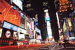 Times Square at night, Midtown, Manhattan, New York City, New York, United States of America, North America