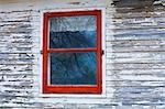 Window of Abandoned Farmhouse, Kansas, USA