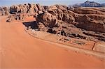 Camping désert de Wadi Rum, Jordanie