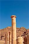 Ruins at Petra, Jordan, Middle East