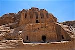 Tombeau nabatéen, Petra, Jordanie, Moyen-Orient