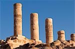 Colonnes, Petra, Jordanie, Moyen-Orient